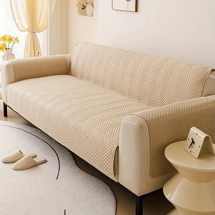 Waterproof Quilted Sofa Covers - Copper - Image 2