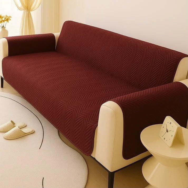 Waterproof Quilted Sofa Covers - Copper - Image 4