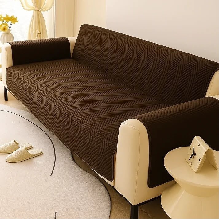 Waterproof Quilted Sofa Covers - Copper - Image 6