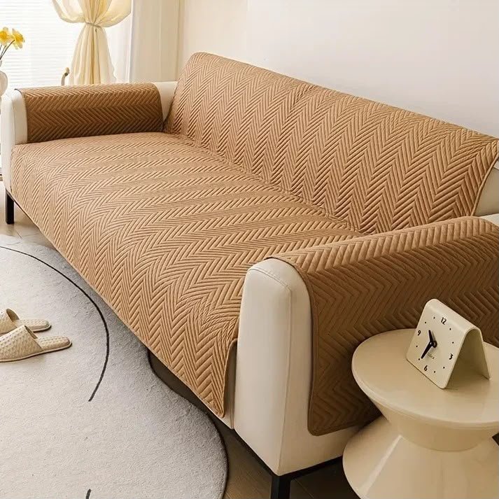 Waterproof Quilted Sofa Covers - Copper - Image 9