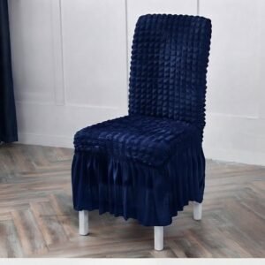 Premium Bubble Frilled Chair Cover