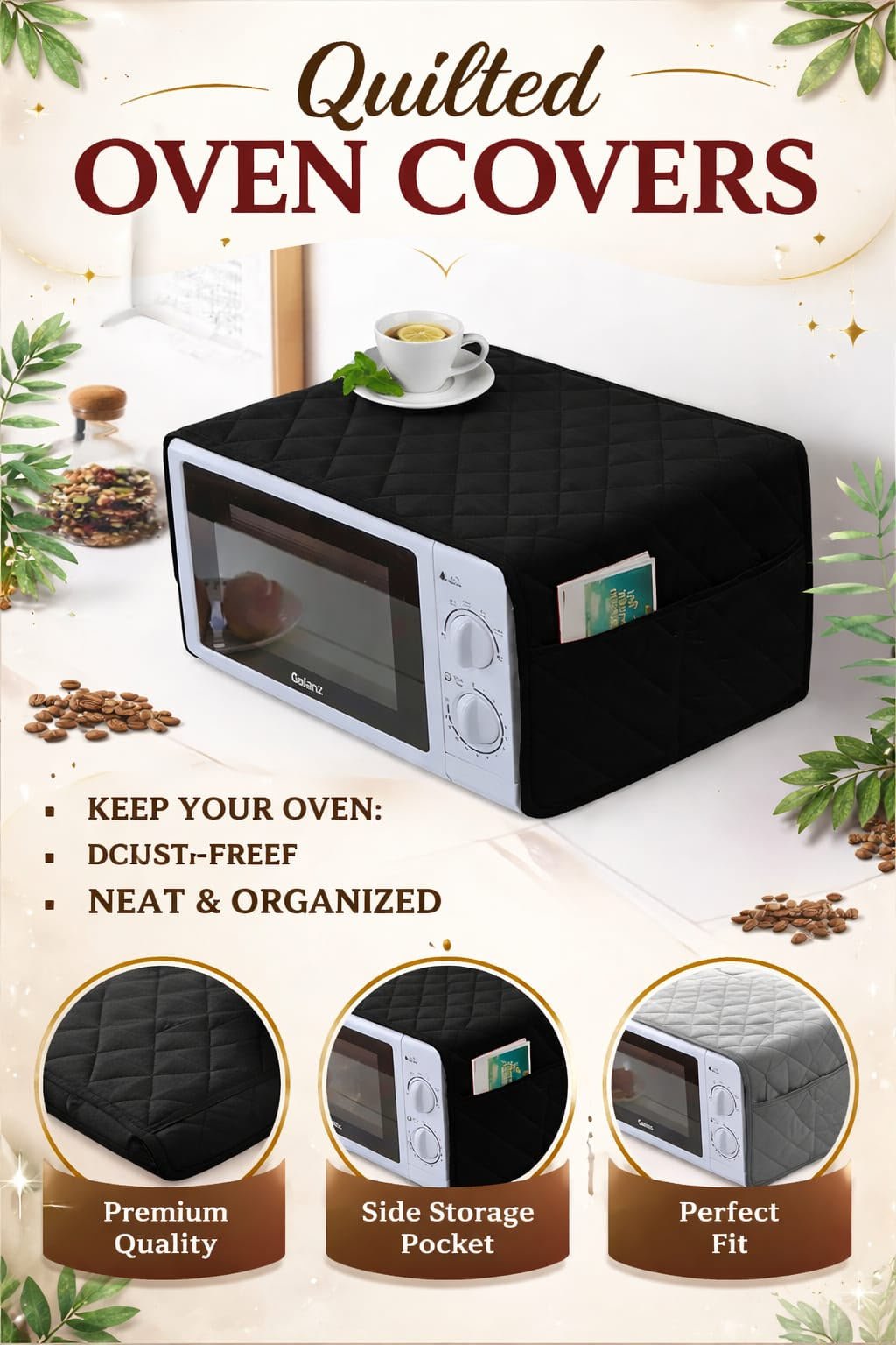 Microwave Oven Cover (Dustproof) - Image 6